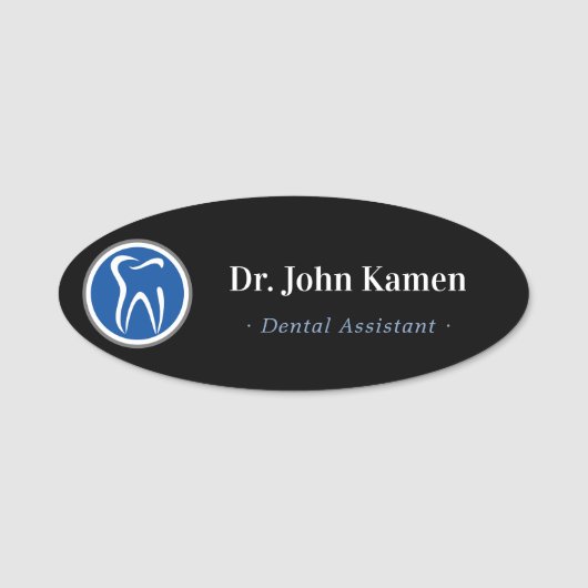 tandassistent | De Logo Teeth Naamplaatje (Voorkant)