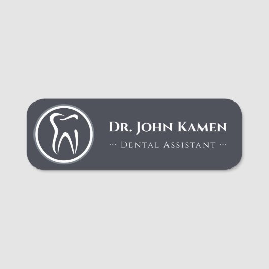 tandassistent | De Logo Teeth Naamplaatje (Voorkant)