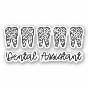 tandassistent   Giften voor assistent-tandarts Sticker