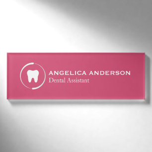 Tandassistent-label Naambadge