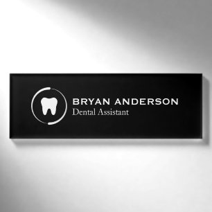 Tandassistent-label Naambadge