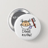 tandassistent ronde button 5,7 cm (Voorkant /achterkant)