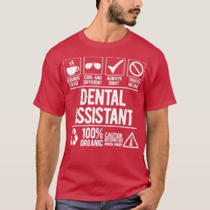 tandassistent-taak t-shirt