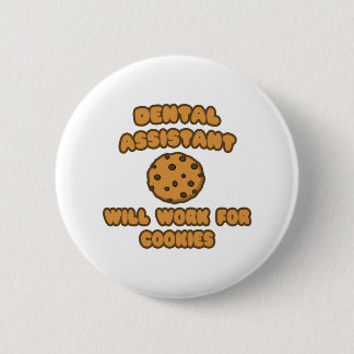 Tandassistent ... Werkt voor cookies Ronde Button 5,7 Cm
