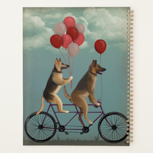 Tandem berger allemand (Dos)