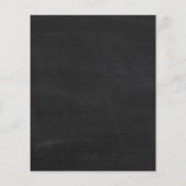 Tandem Bicycle & Chalkboard, Antiek dealer, winkel Flyer (Achterkant)