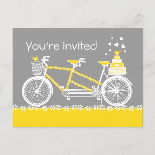 Tandem Bicycle Custom Doran Briefkaarten (Voorkant)