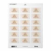 Tandem Bicycle Love Label (Full Sheet)