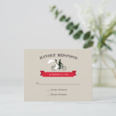 Tandem Bicycle Vintage Mariage RSVP (Debout devant)