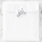 Tandem Bike Sticker van TearDrop Weddings (Tas)