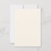 Tandem Bike Wedding RSVP - Sinaasappel Kaartje (Achterkant)