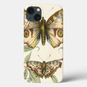 Tandem Butterflies over groene bladeren iPhone 13 Hoesje