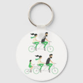 Tandem-cycli Sleutelhanger (Voorkant)