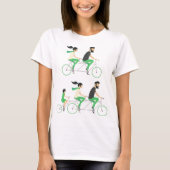 Tandem-cycli T-shirt (Voorkant)