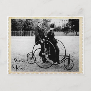 Tandem Fiets Bewegend Briefkaart