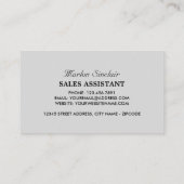 Tandem Fiets, Fietsen, Fietser Visitekaartje (Achterkant)