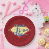 Tandem Surfing Hawaiian Surf Design Papieren Bordje (Feest)