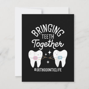 Tanden bij elkaar brengen - Orthodontist RSVP Kaartje