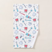 Tanden en gereedschap Tandheelkundig patroon Bad Handdoek (Handdoek)