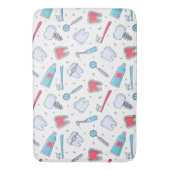 Tanden en gereedschap Tandheelkundig patroon Badmat (Voorkant Verticaal)