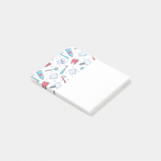 Tanden en gereedschap Tandheelkundig patroon Post-it® Notes (Schuin)