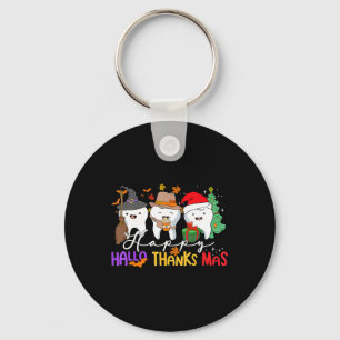 Tanden Halloween Thanksgiving Kerst Kinder Mannen Sleutelhanger