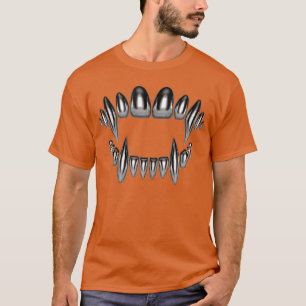 Tanden Horror Goth Bling Gril RetroTanden Vampier T-shirt