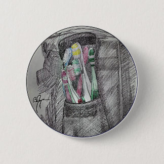 Tandenborstels 2 ronde button 5,7 cm