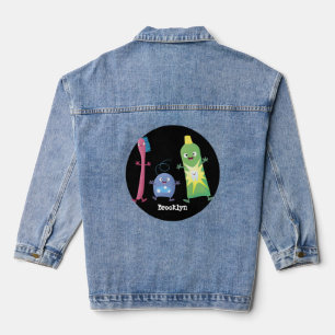 Tandenpasta tandpasta voor tandheelkundig gebruik denim jacket
