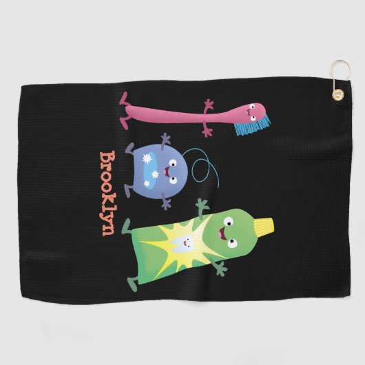 Tandenpasta tandpasta voor tandheelkundig gebruik golfhanddoek (Horizontaal)