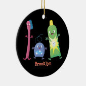 Tandenpasta tandpasta voor tandheelkundig gebruik keramisch ornament (Rechts)