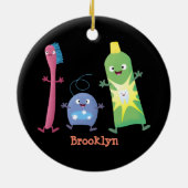 Tandenpasta tandpasta voor tandheelkundig gebruik keramisch ornament (Achterkant)