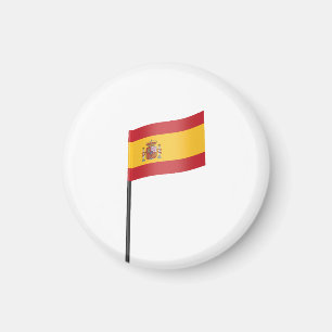 Tandenstoker met Spaanse vlag Magneet