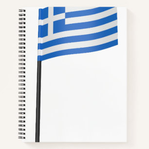 tandenstoker onder Griekse vlag Notitieboek