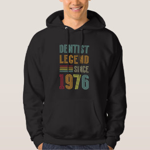 Tandheelkunde Legende 1976 49 jaar Doctor 49e verj Hoodie