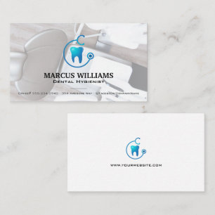 tandheelkunde   Tand en stethoscoop Visitekaartje