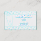 tandheelkunde visitekaartje (Achterkant)