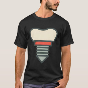 Tandheelkundig implantaat oraal chirurg t-shirt