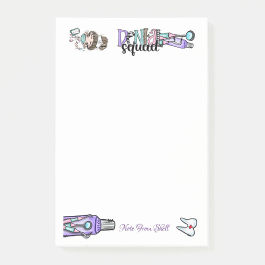 tandheelkundig kantoor Post it Note Pad (Voorkant)