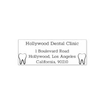 Tandheelkundig kliniekadres Zelfinking Rubberstemp