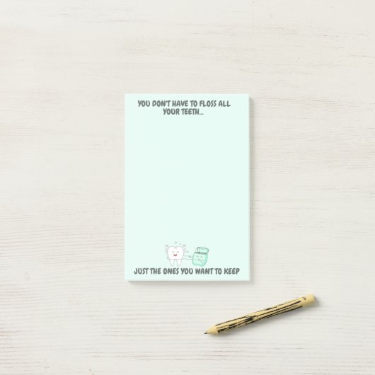 tandheelkundig Notitieblok 4 x 6 inch Post-it® Notes (Op bureau)