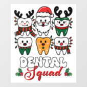 tandheelkundig plein raamsticker (Vel)