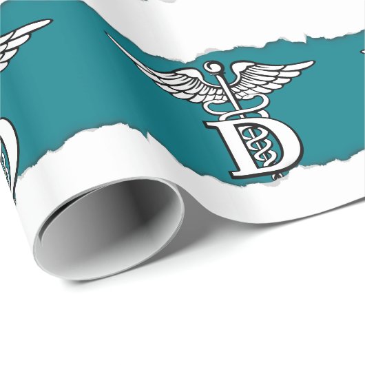 Tandheelkundig symbool cadeaupapier (Rol Hoek)