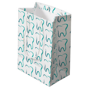 Tandheelkundig Tand Tandarts Medisch Patroon Medium Cadeauzakje