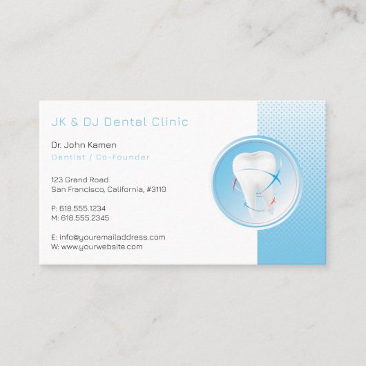 tandheelkundig | Unieke Dentist Afsprakenkaartje (Voorkant)