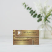 Tandheelkundige/algemene tandheelkundige Visitekaa Afsprakenkaartje (Staand voorkant)