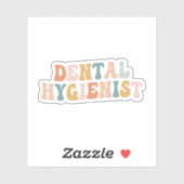 tandheelkundige apotheker, cadeau voor tandheelkun sticker (Vel)