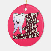 tandheelkundige apotheker keramisch ornament (Links)