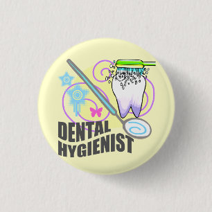 tandheelkundige apotheker ronde button 3,2 cm