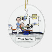 tandheelkundige apotheker - Vrouw Keramisch Ornament (Links)